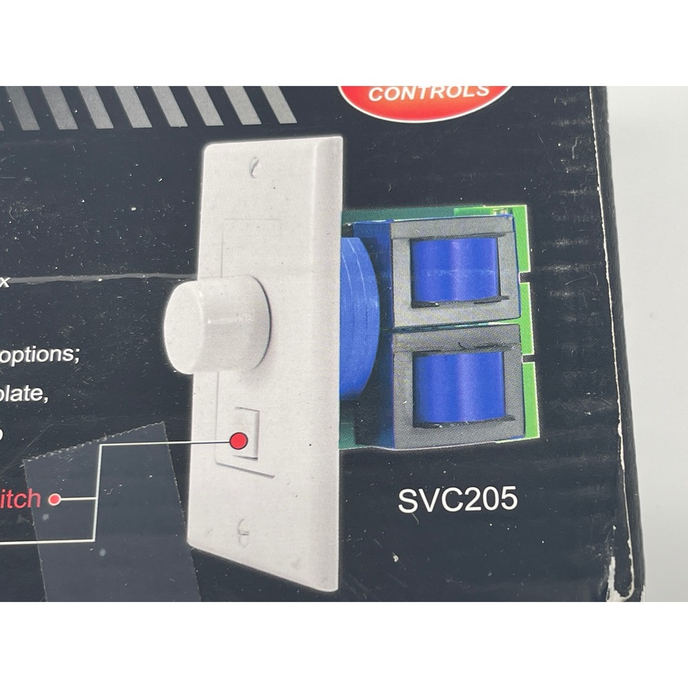 OSD Audio SVC205 Impedance Matching Volume Control With On/Off Switch 100W RMS - Picture 3 of 6